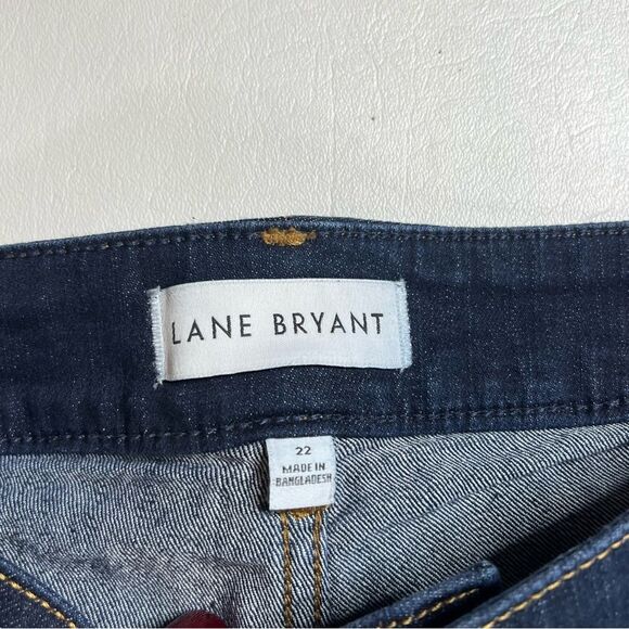 Lane Bryant Dark Blue Pedal Rise Capris - Picture 2 of 3